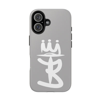 T3 Phone Case — Stylized Crown & Script Graphic Protective Cover