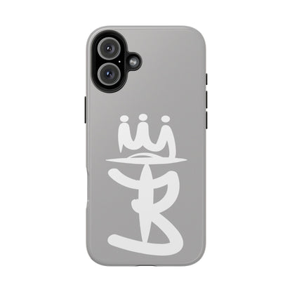 T3 Phone Case — Stylized Crown & Script Graphic Protective Cover