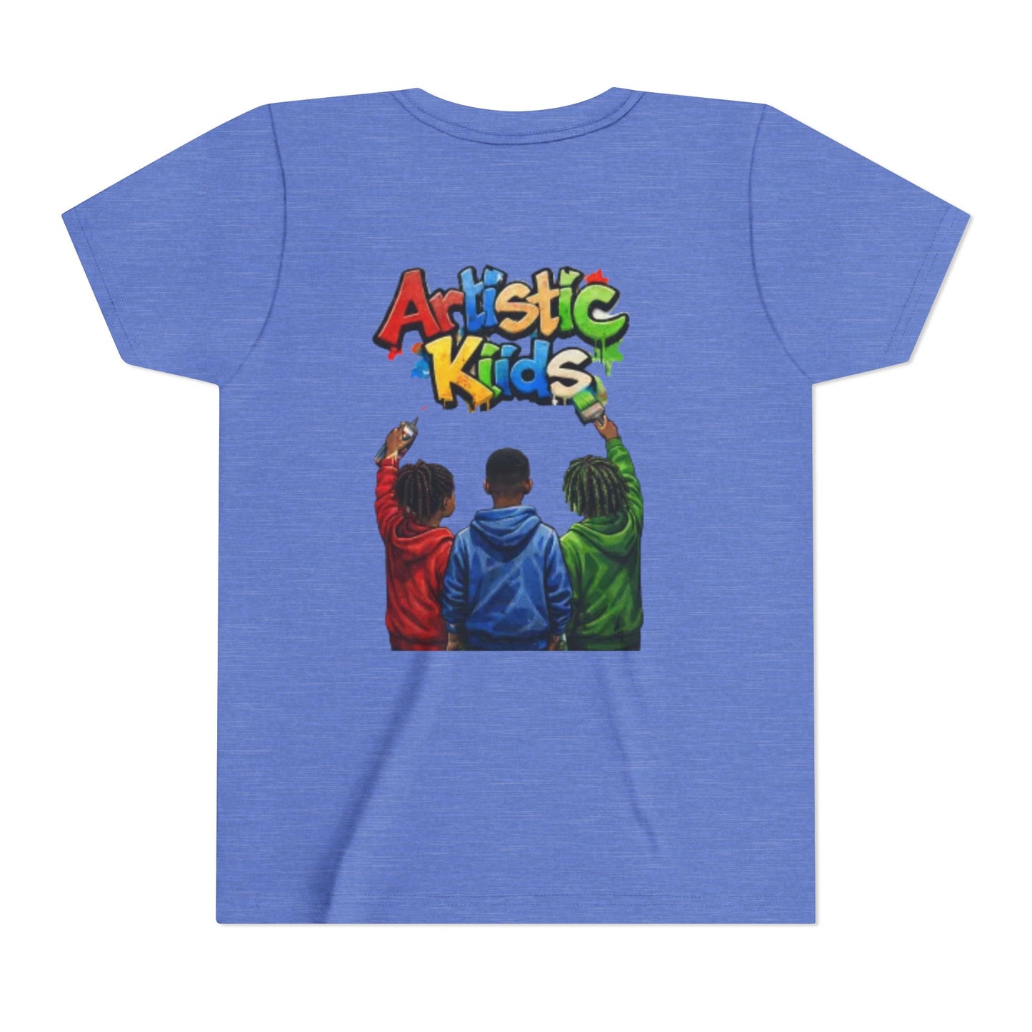 Artistic Kids Youth Tee — Colorful ‘Artistic Kids’ Graphic Shirt for Creative Children