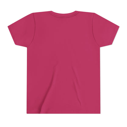 Kids Crowned Script Tee — Youth Short Sleeve T‑Shirt