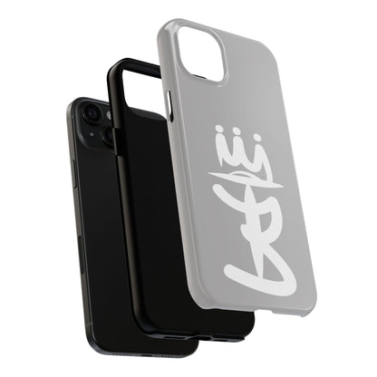 T3 Phone Case — Stylized Crown & Script Graphic Protective Cover