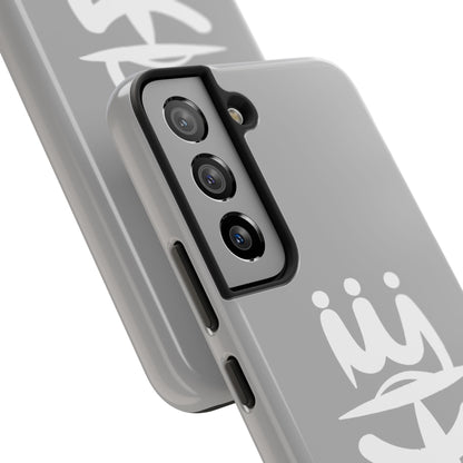 T3 Phone Case — Stylized Crown & Script Graphic Protective Cover