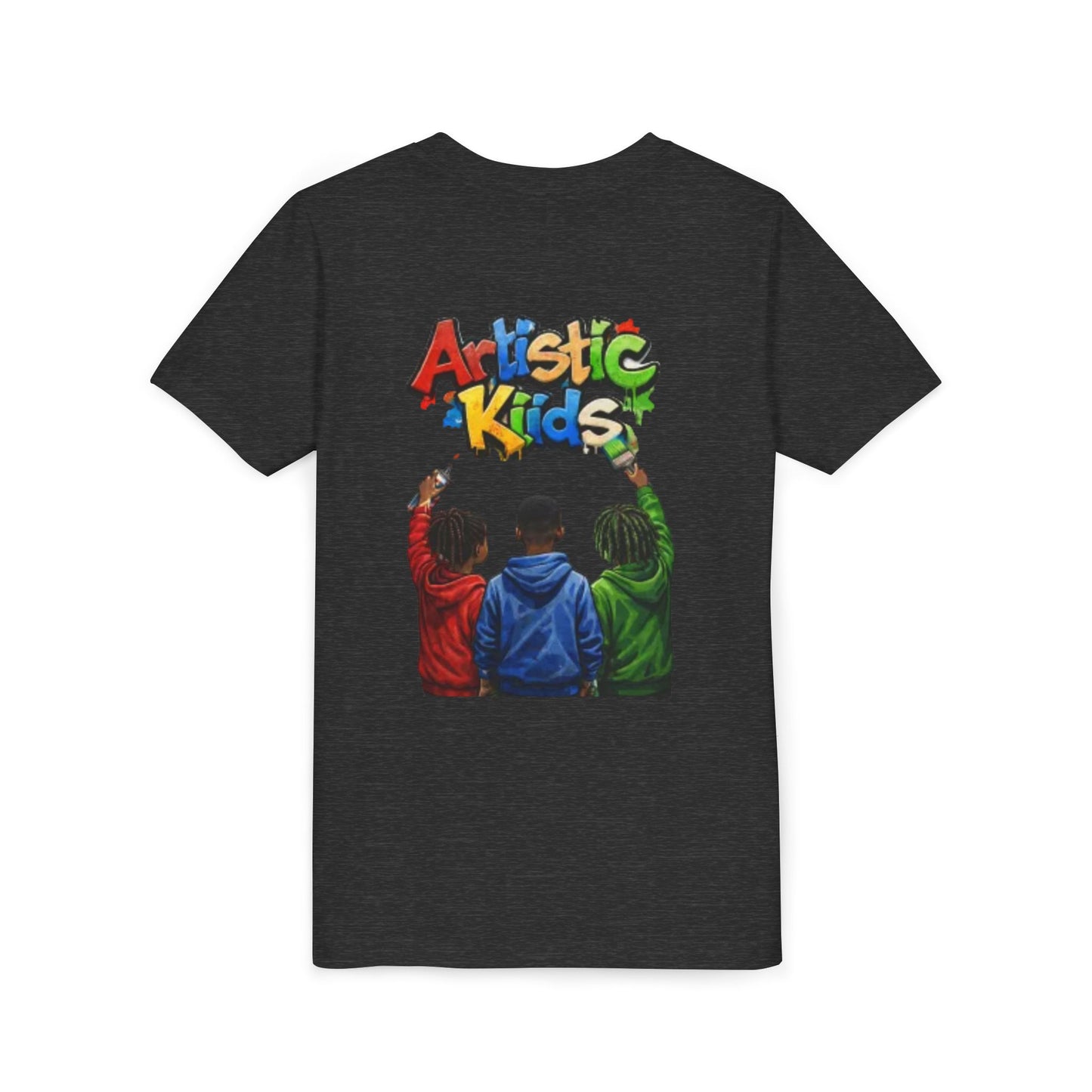 Artistic Kids Youth Tee — Colorful ‘Artistic Kids’ Graphic Shirt for Creative Children