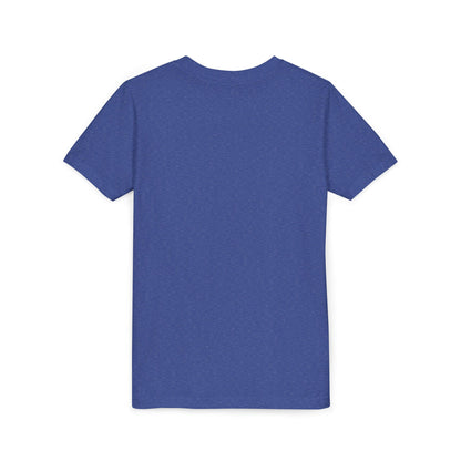 Kids Crowned Script Tee — Youth Short Sleeve T‑Shirt