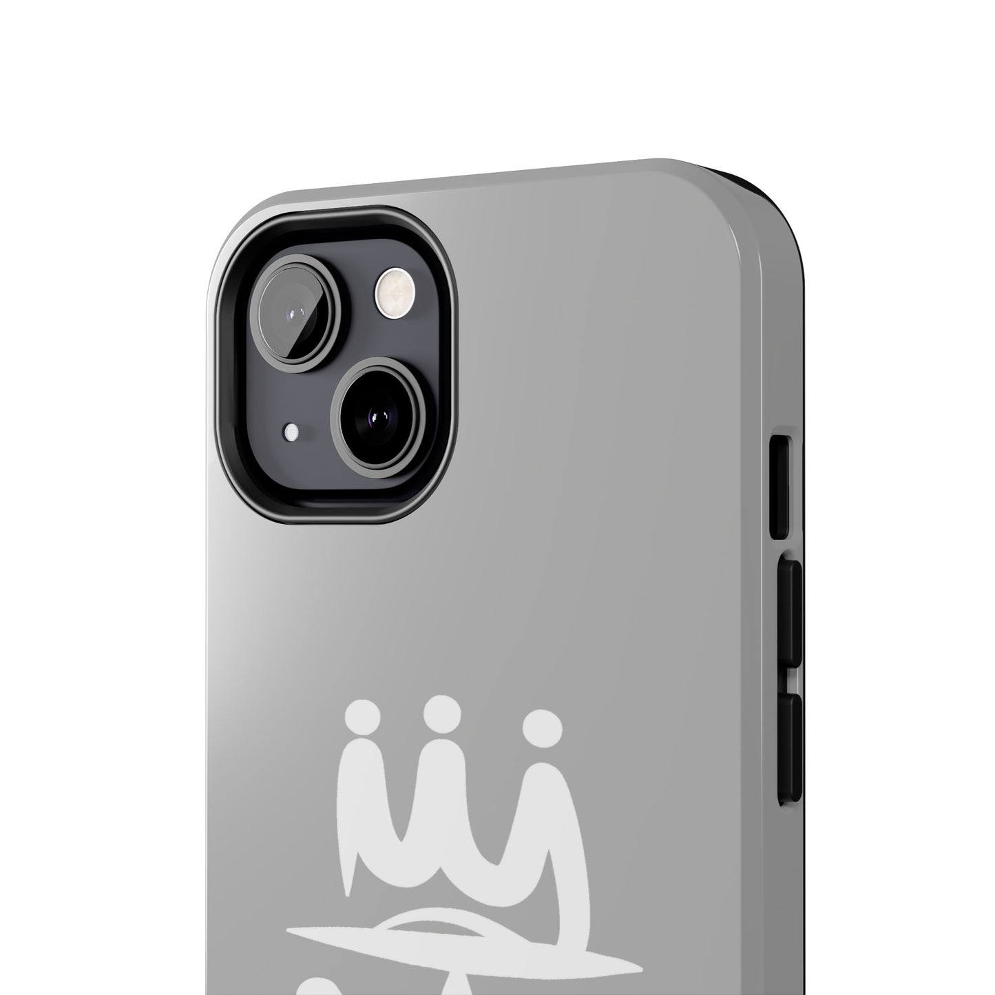 T3 Phone Case — Stylized Crown & Script Graphic Protective Cover