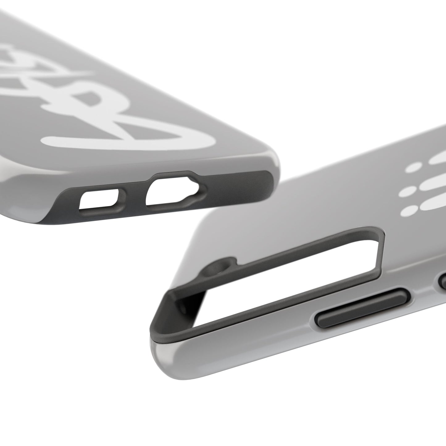 T3 Phone Case — Stylized Crown & Script Graphic Protective Cover