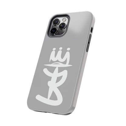T3 Phone Case — Stylized Crown & Script Graphic Protective Cover