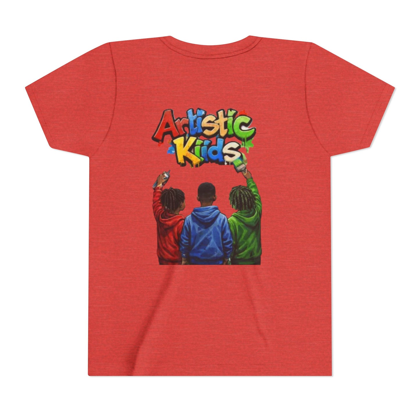 Artistic Kids Youth Tee — Colorful ‘Artistic Kids’ Graphic Shirt for Creative Children