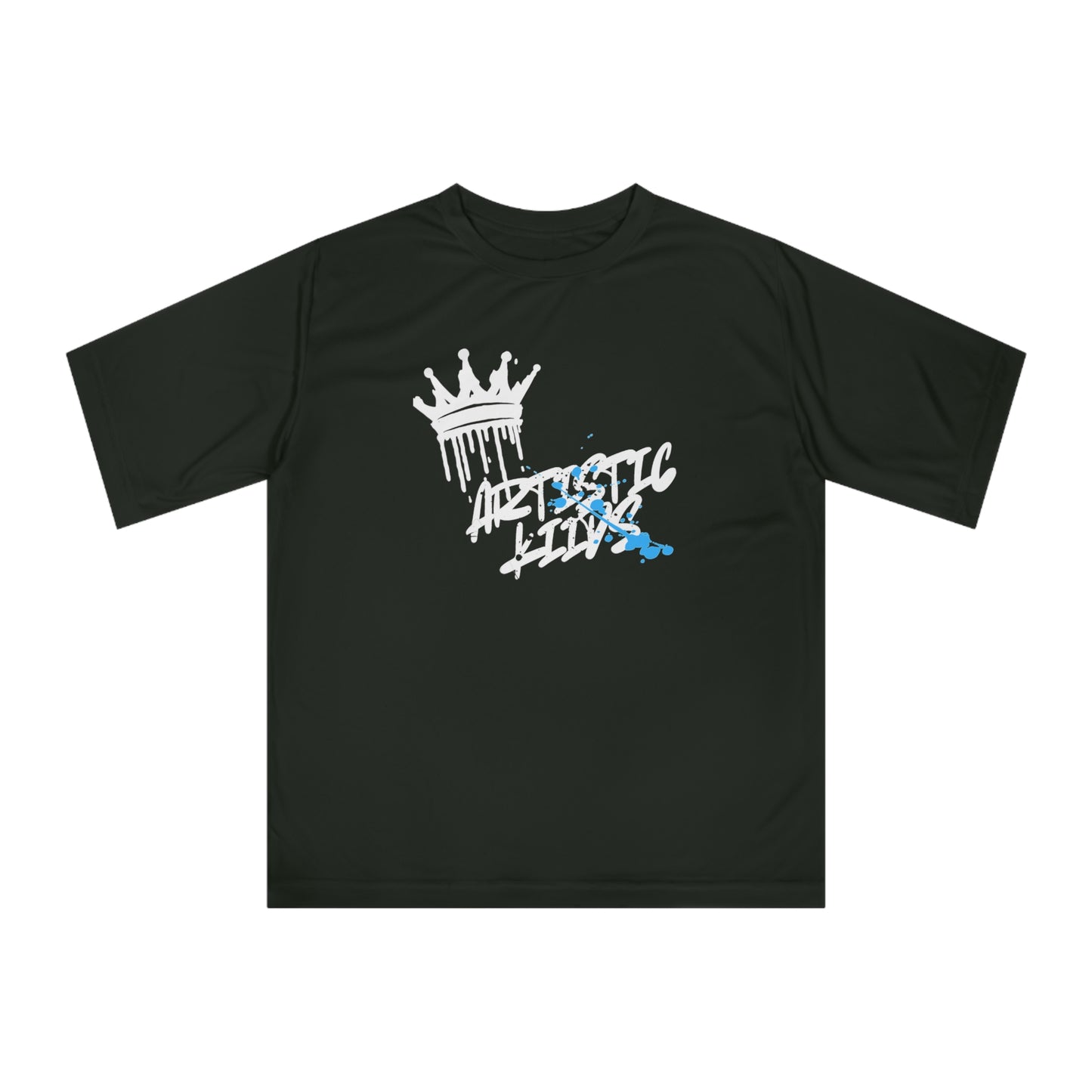 Performance Tee — Artistic King Drip Graphic