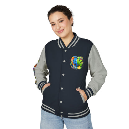 Artistic Kids Letterman Jacket - Colorful Kids Art Club Varsity Jacket
