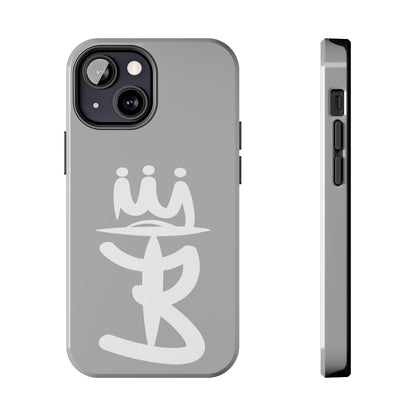T3 Phone Case — Stylized Crown & Script Graphic Protective Cover