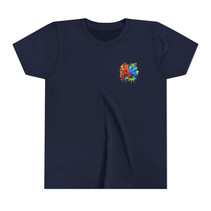 Artistic Kids Youth Tee — Colorful ‘Artistic Kids’ Graphic Shirt for Creative Children