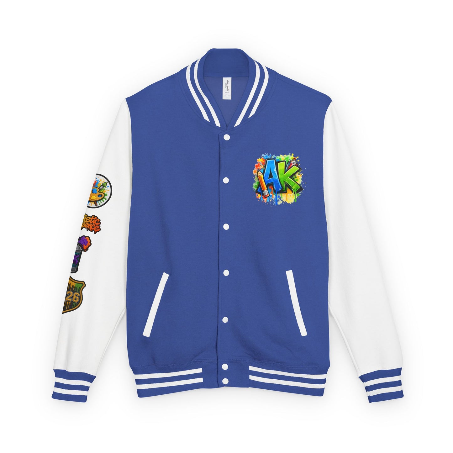 Artistic Kids Letterman Jacket - Colorful Kids Art Club Varsity Jacket