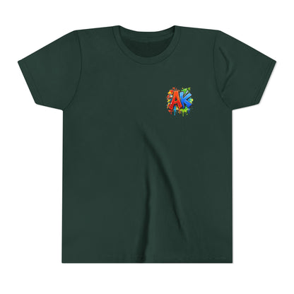 Artistic Kids Youth Tee — Colorful ‘Artistic Kids’ Graphic Shirt for Creative Children