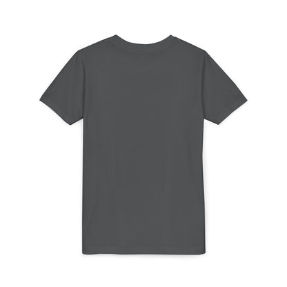 Kids Crowned Script Tee — Youth Short Sleeve T‑Shirt