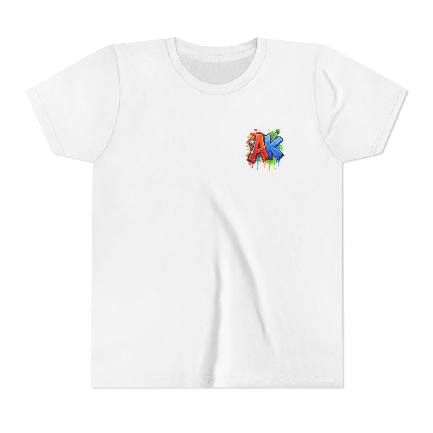 Artistic Kids Youth Tee — Colorful ‘Artistic Kids’ Graphic Shirt for Creative Children
