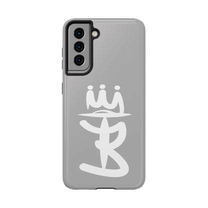 T3 Phone Case — Stylized Crown & Script Graphic Protective Cover