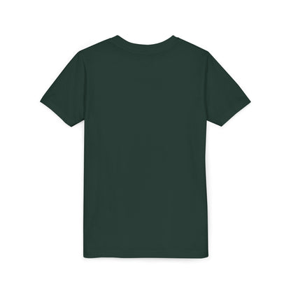 Kids Crowned Script Tee — Youth Short Sleeve T‑Shirt