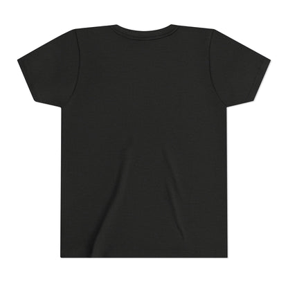 Kids Crowned Script Tee — Youth Short Sleeve T‑Shirt