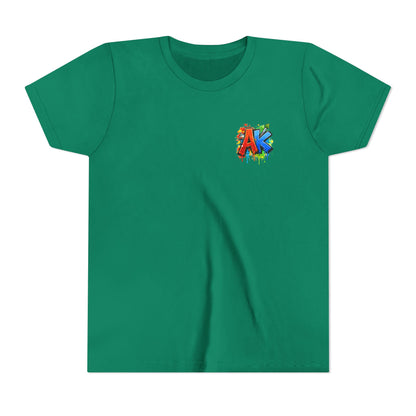 Artistic Kids Youth Tee — Colorful ‘Artistic Kids’ Graphic Shirt for Creative Children