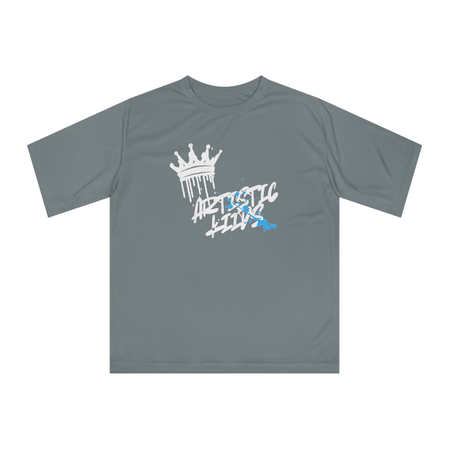 Performance Tee — Artistic King Drip Graphic