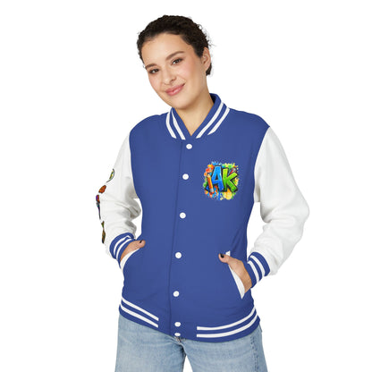 Artistic Kids Letterman Jacket - Colorful Kids Art Club Varsity Jacket