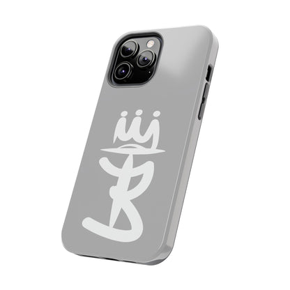 T3 Phone Case — Stylized Crown & Script Graphic Protective Cover