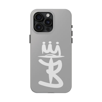 T3 Phone Case — Stylized Crown & Script Graphic Protective Cover