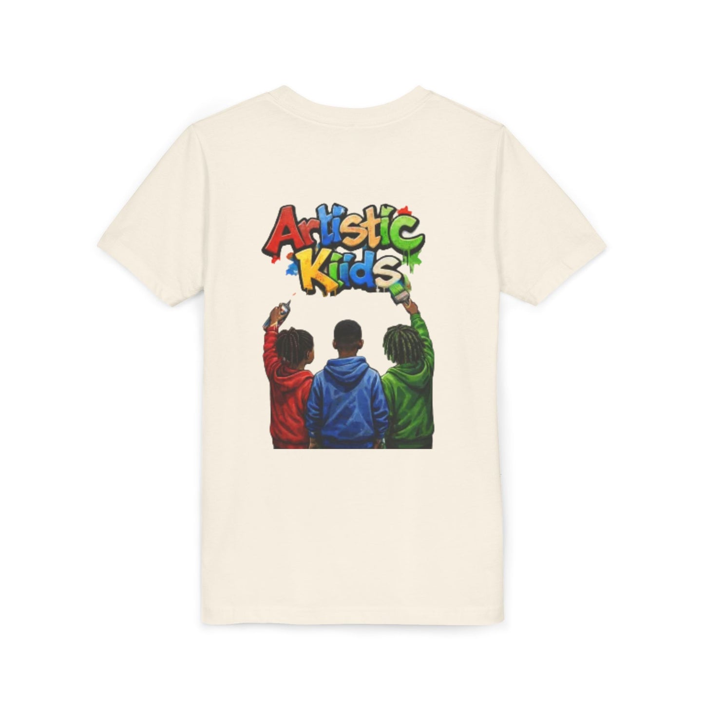 Artistic Kids Youth Tee — Colorful ‘Artistic Kids’ Graphic Shirt for Creative Children