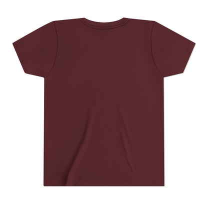 Kids Crowned Script Tee — Youth Short Sleeve T‑Shirt
