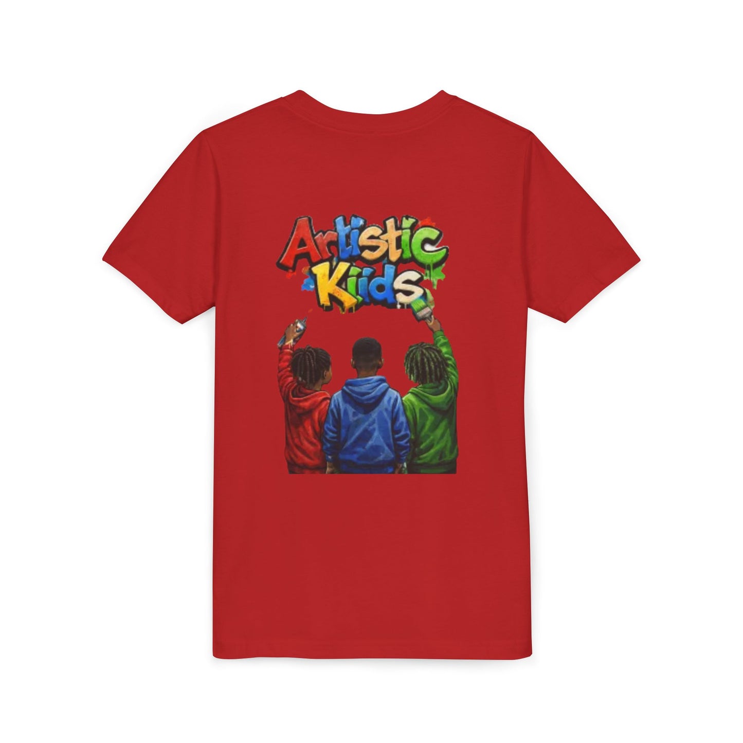 Artistic Kids Youth Tee — Colorful ‘Artistic Kids’ Graphic Shirt for Creative Children