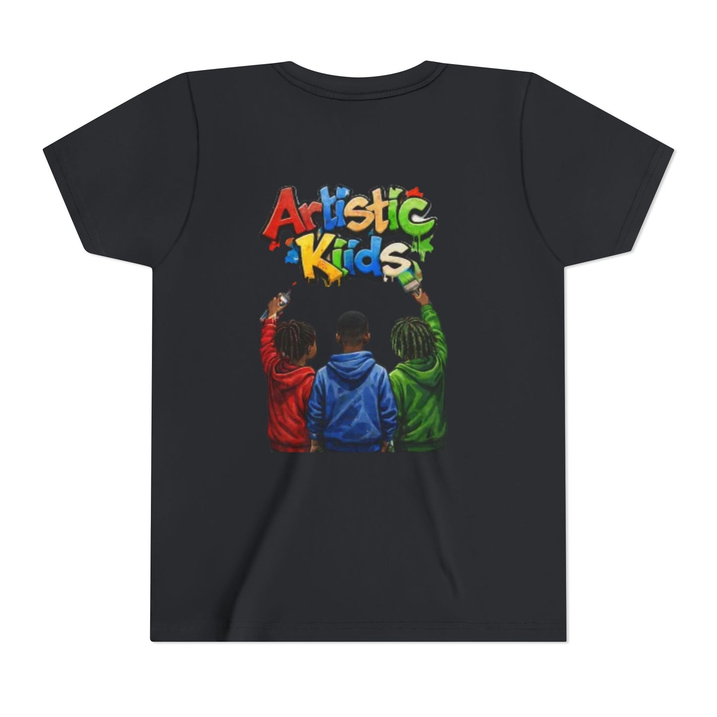 Artistic Kids Youth Tee — Colorful ‘Artistic Kids’ Graphic Shirt for Creative Children