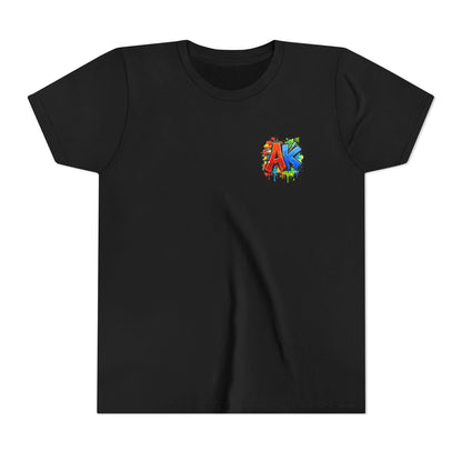 Artistic Kids Youth Tee — Colorful ‘Artistic Kids’ Graphic Shirt for Creative Children