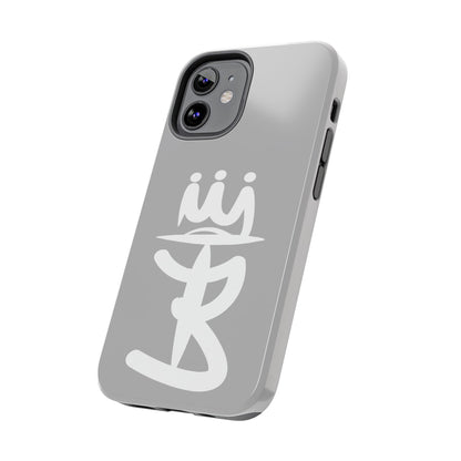T3 Phone Case — Stylized Crown & Script Graphic Protective Cover