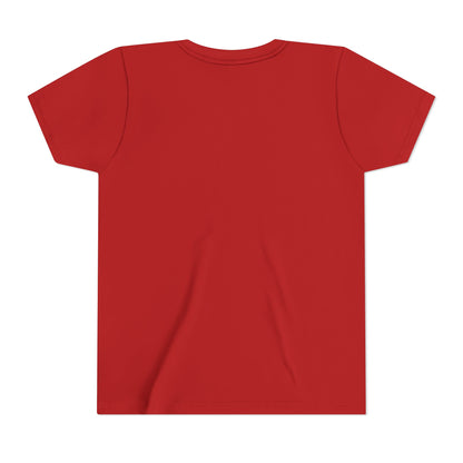Kids Crowned Script Tee — Youth Short Sleeve T‑Shirt