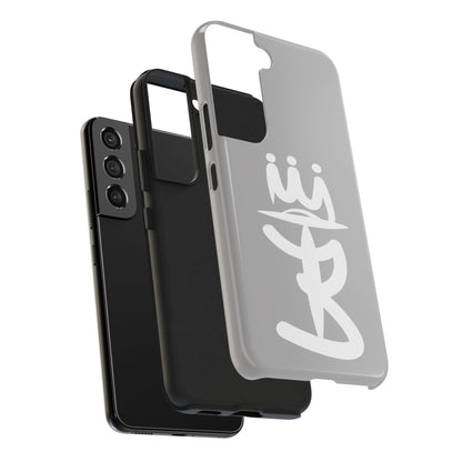 T3 Phone Case — Stylized Crown & Script Graphic Protective Cover