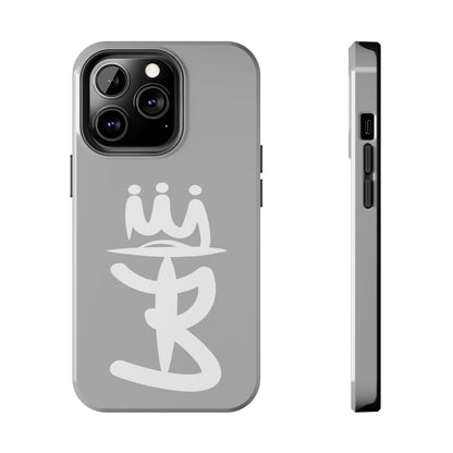 T3 Phone Case — Stylized Crown & Script Graphic Protective Cover