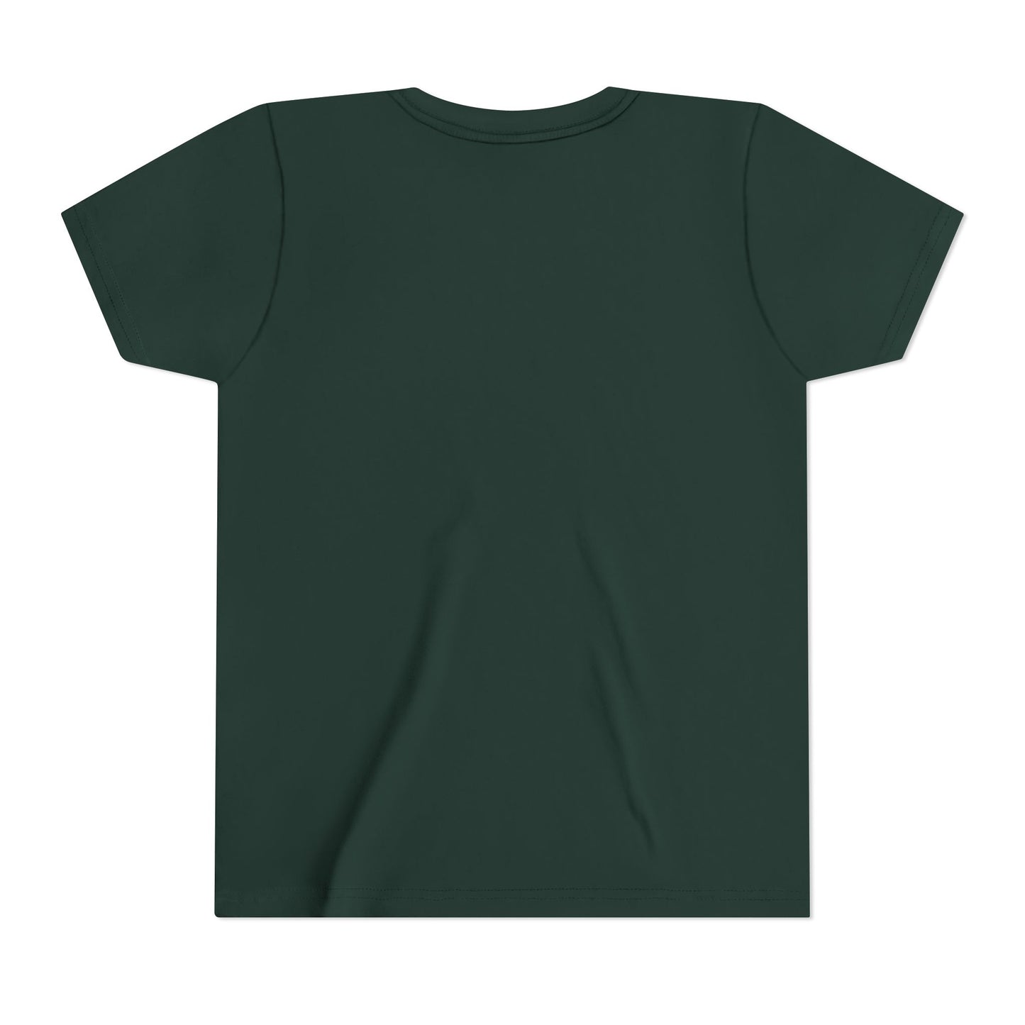 Kids Crowned Script Tee — Youth Short Sleeve T‑Shirt