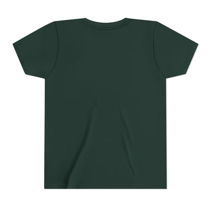 Kids Crowned Script Tee — Youth Short Sleeve T‑Shirt