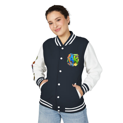Artistic Kids Letterman Jacket - Colorful Kids Art Club Varsity Jacket