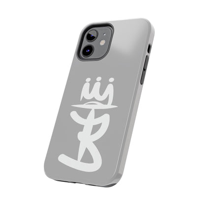 T3 Phone Case — Stylized Crown & Script Graphic Protective Cover