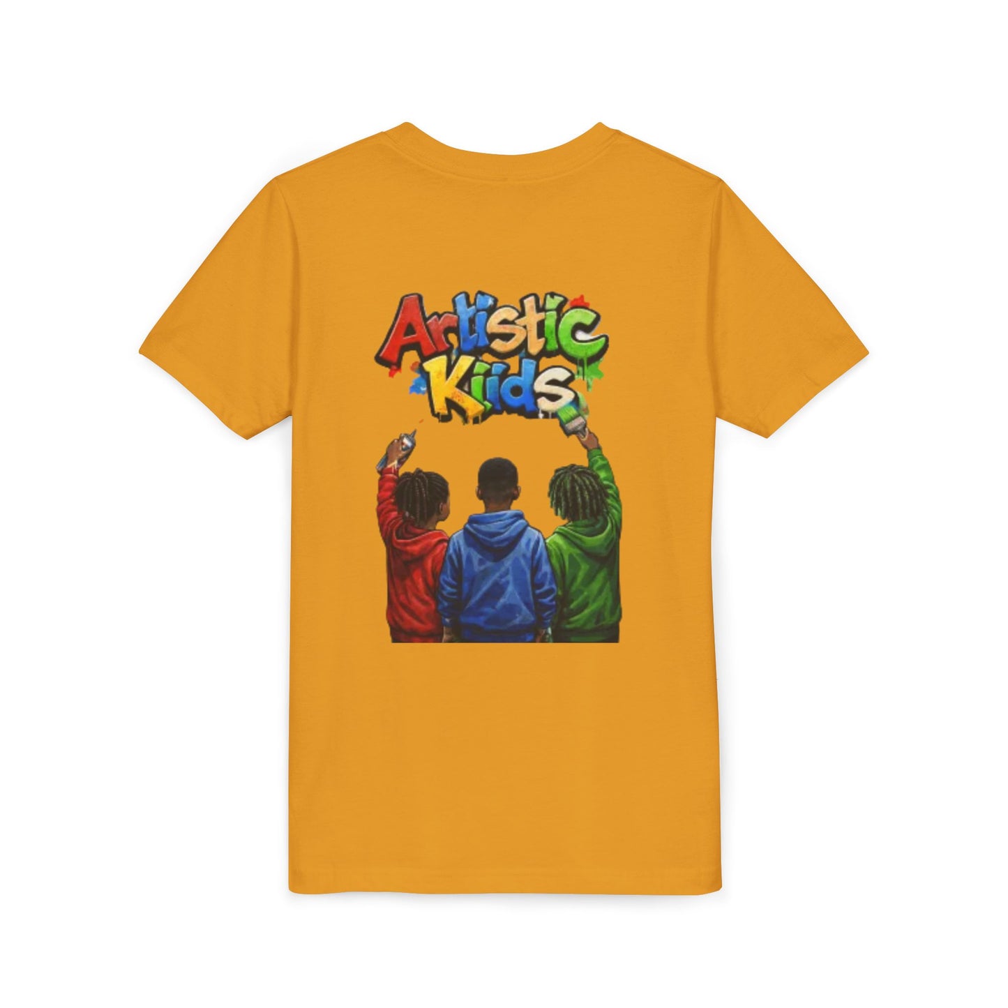 Artistic Kids Youth Tee — Colorful ‘Artistic Kids’ Graphic Shirt for Creative Children
