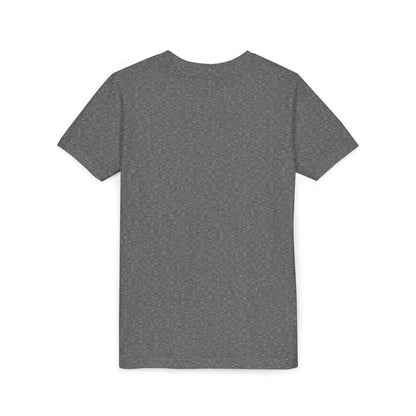 Kids Crowned Script Tee — Youth Short Sleeve T‑Shirt