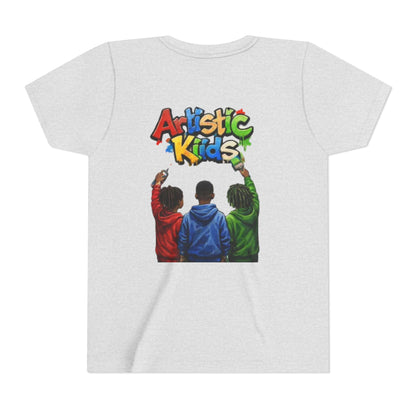 Artistic Kids Youth Tee — Colorful ‘Artistic Kids’ Graphic Shirt for Creative Children