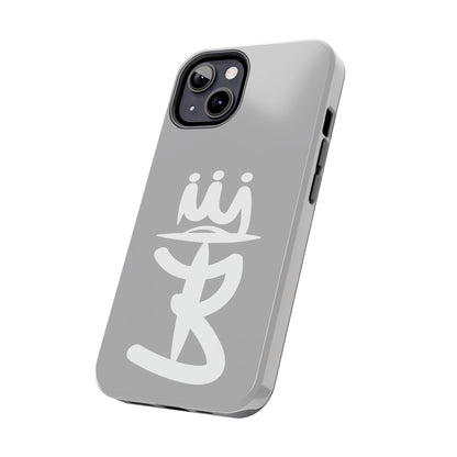 T3 Phone Case — Stylized Crown & Script Graphic Protective Cover