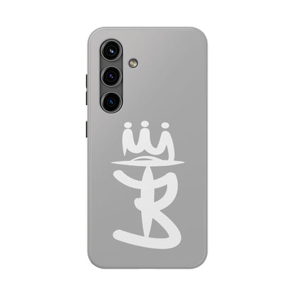 T3 Phone Case — Stylized Crown & Script Graphic Protective Cover