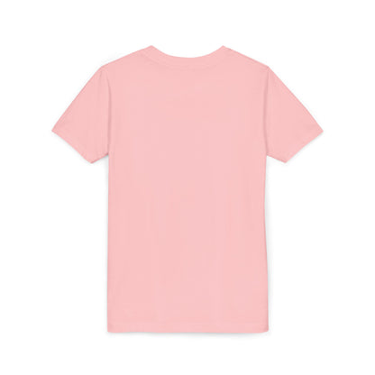 Kids Crowned Script Tee — Youth Short Sleeve T‑Shirt