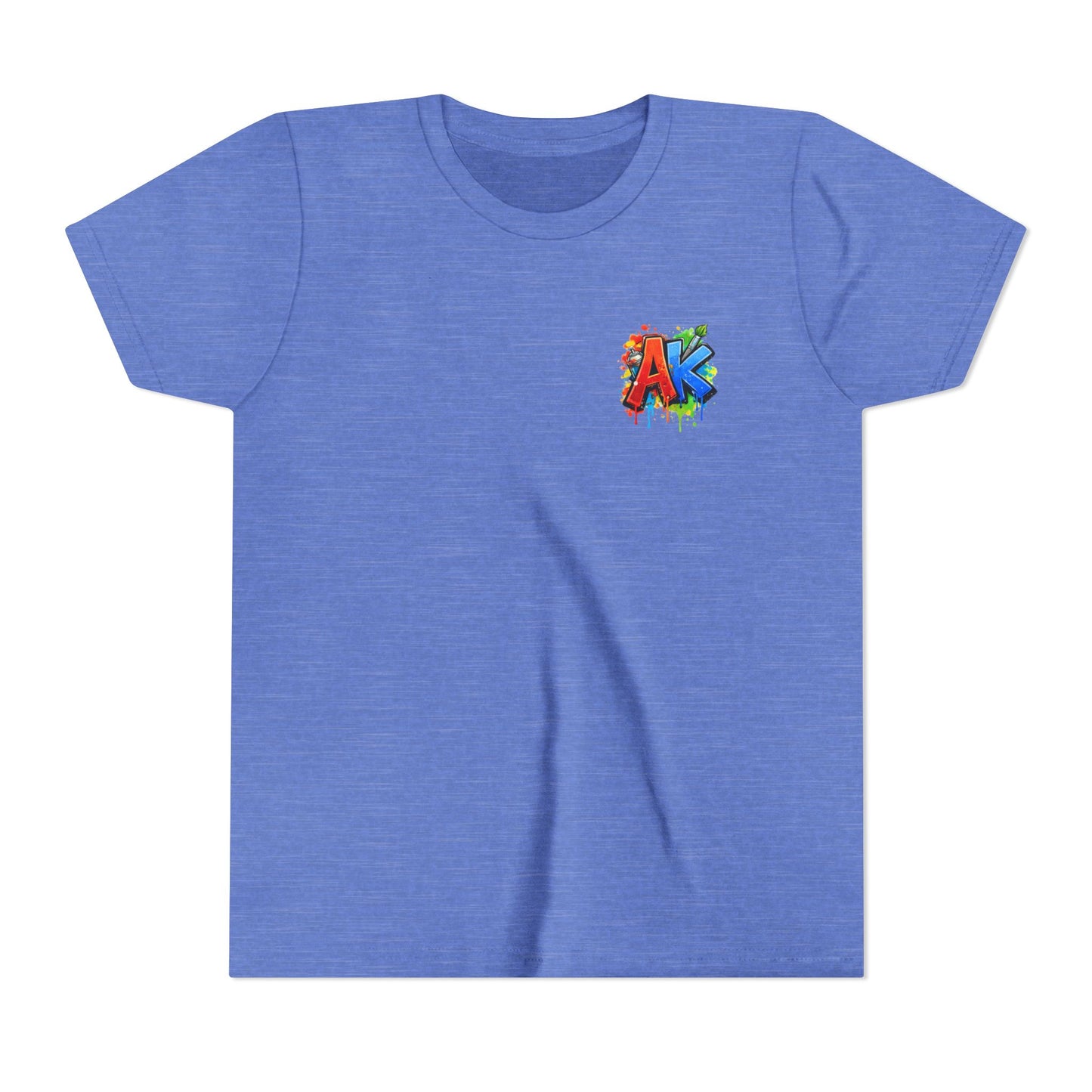 Artistic Kids Youth Tee — Colorful ‘Artistic Kids’ Graphic Shirt for Creative Children