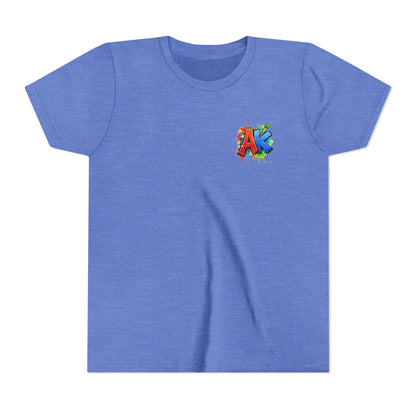 Artistic Kids Youth Tee — Colorful ‘Artistic Kids’ Graphic Shirt for Creative Children