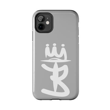 T3 Phone Case — Stylized Crown & Script Graphic Protective Cover